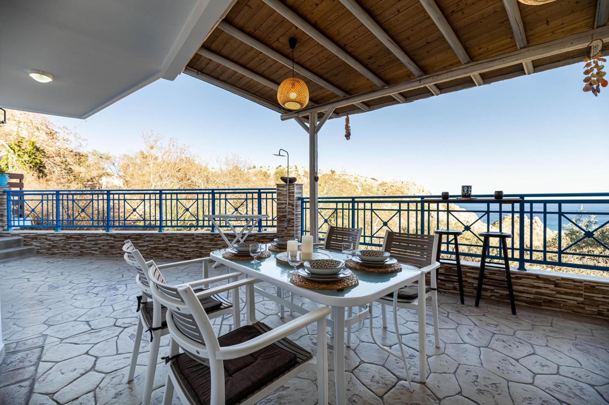 Aperanto Galazio Apartment Archangelos  Dış mekan fotoğraf