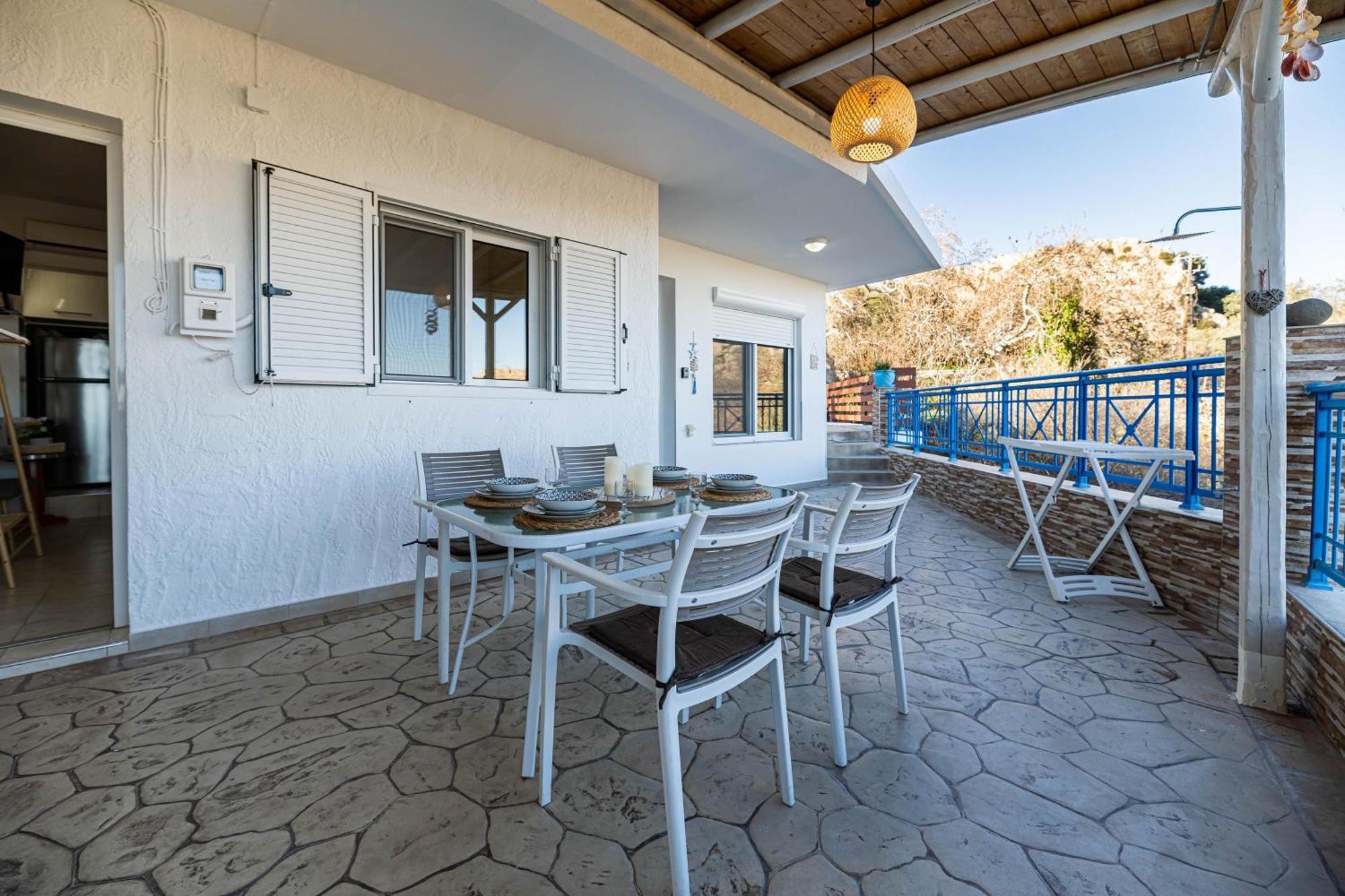 Aperanto Galazio Apartment Archangelos  Dış mekan fotoğraf